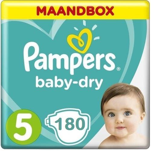 Negen Vakantie ik heb het gevonden Pampers Baby Dry Maat 5 - 180 Luiers Voordeelverpakking | Onlineluiers.com